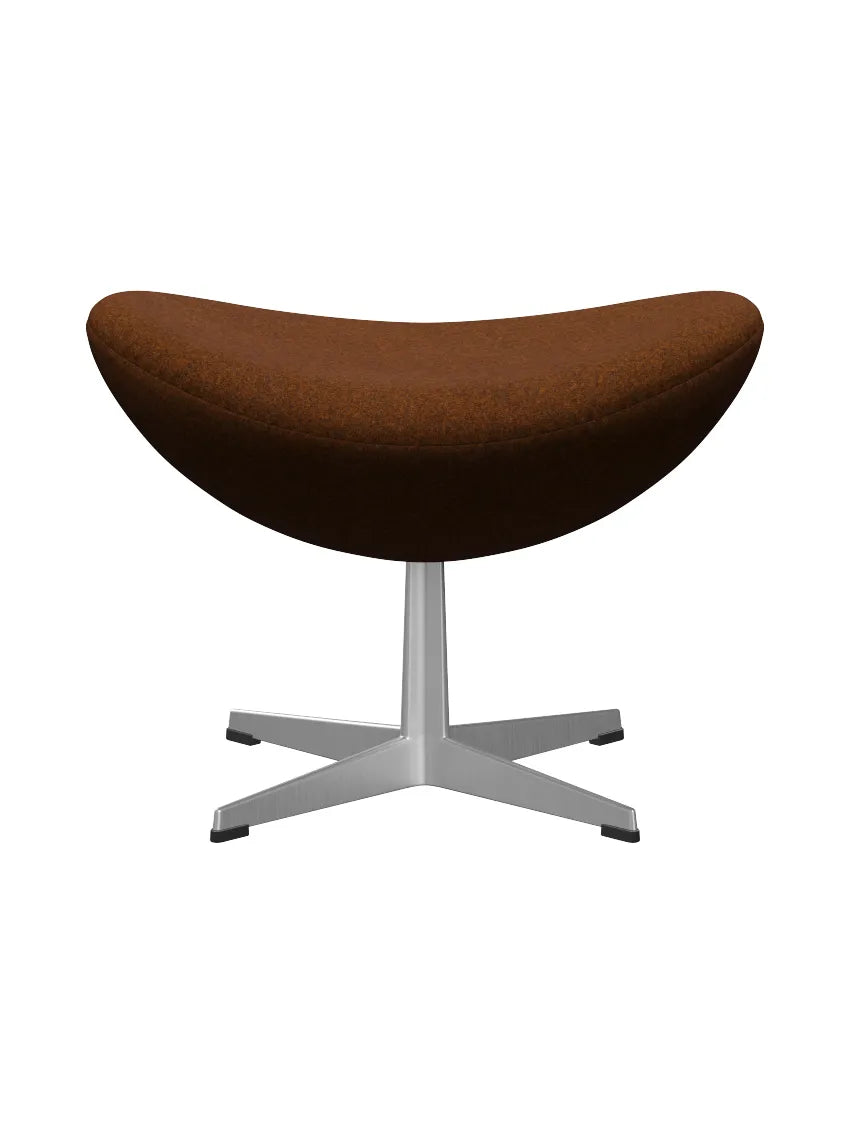 3127 Fodskammel til Ægget af Arne Jacobsen stofgr. 2 - Divina Melange / 571 Brændt orange - Jacobsen Plus