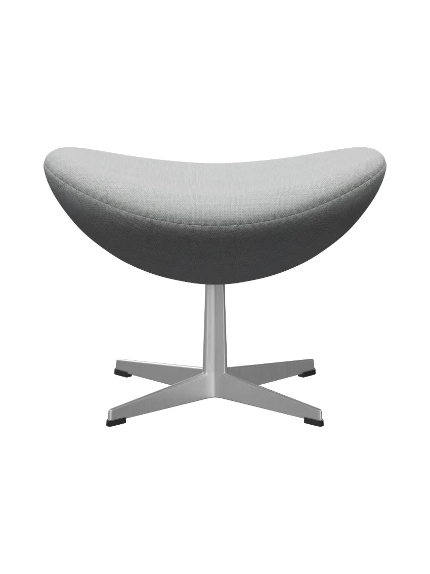 3127 Fodskammel til Ægget af Arne Jacobsen stofgr. 2 - Fiord / 121 Grey-Mid Grey - Jacobsen Plus