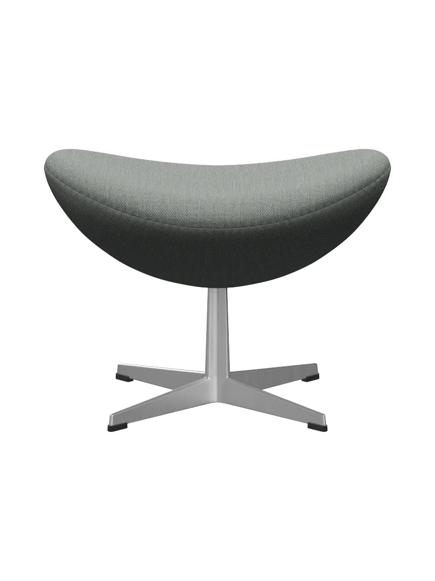 3127 Fodskammel til Ægget af Arne Jacobsen stofgr. 2 - Fiord / 151 Mid Grey Multi - Jacobsen Plus