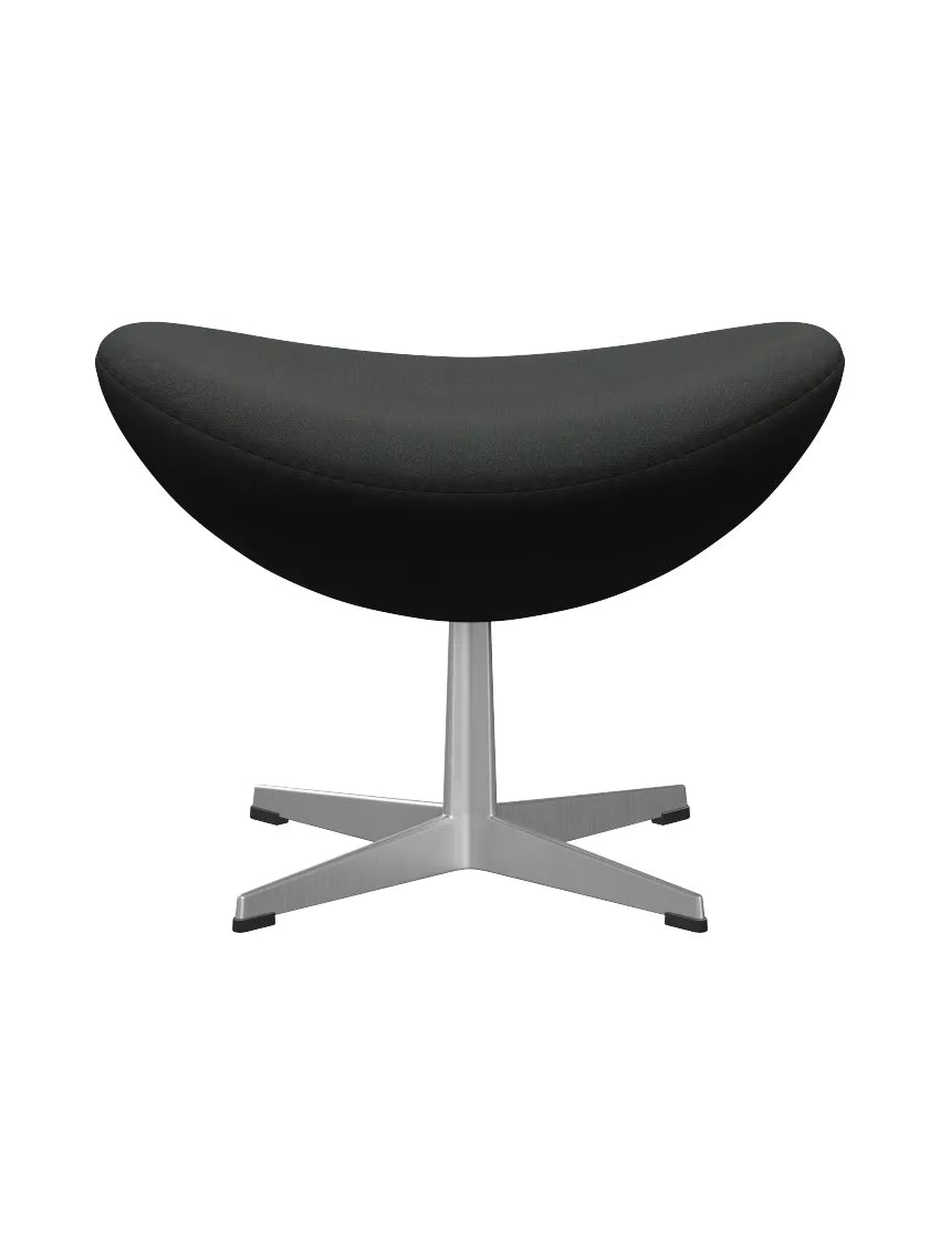 3127 Fodskammel til Ægget af Arne Jacobsen stofgr. 2 - Fiord / 382 Charcoal Multi - Jacobsen Plus