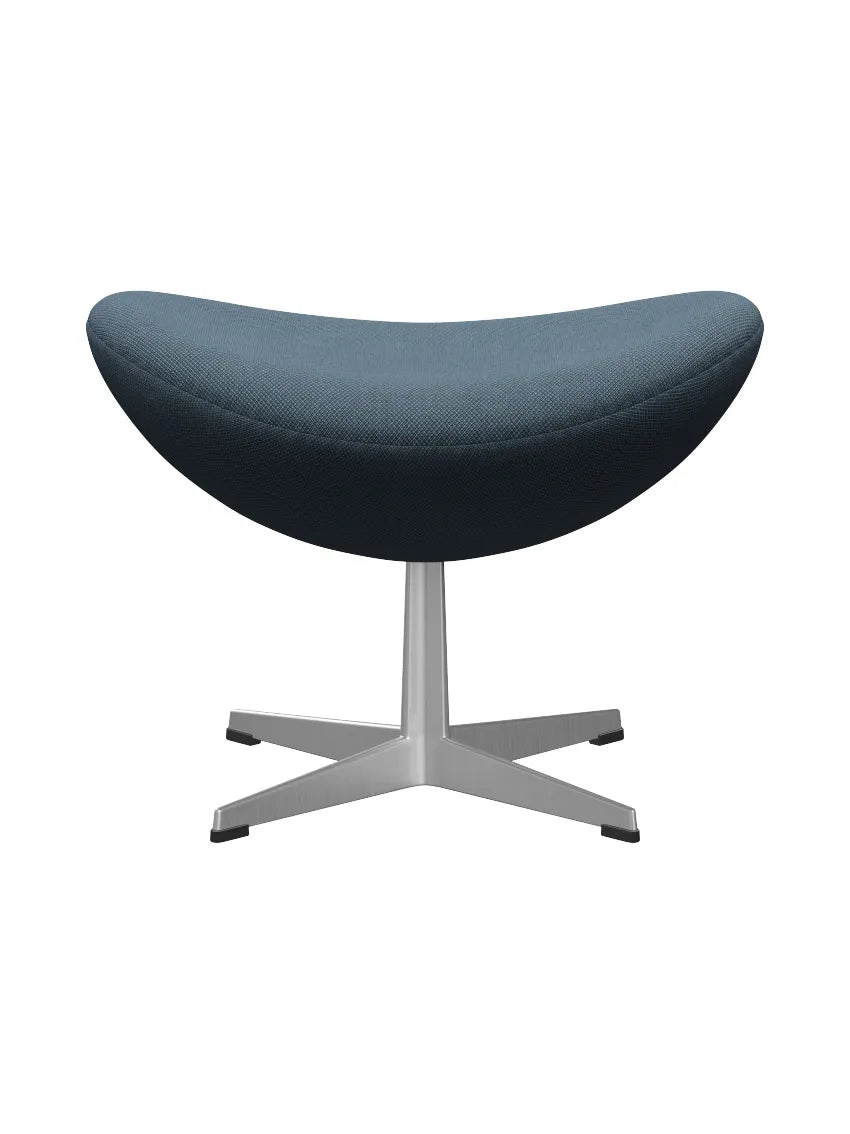 3127 Fodskammel til Ægget af Arne Jacobsen stofgr. 2 - Fiord / 762 Stone Blue - Jacobsen Plus