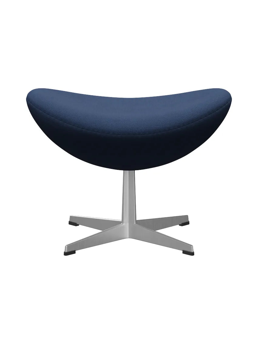 3127 Fodskammel til Ægget af Arne Jacobsen stofgr. 2 - Fiord / 791 Mid Blue-Mid Blue - Jacobsen Plus