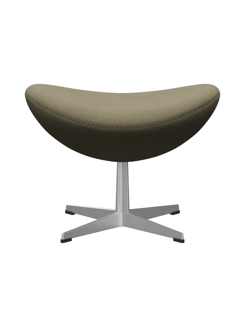 3127 Fodskammel til Ægget af Arne Jacobsen stofgr. 2 - Fiord / 951 Olive Green-Stone - Jacobsen Plus