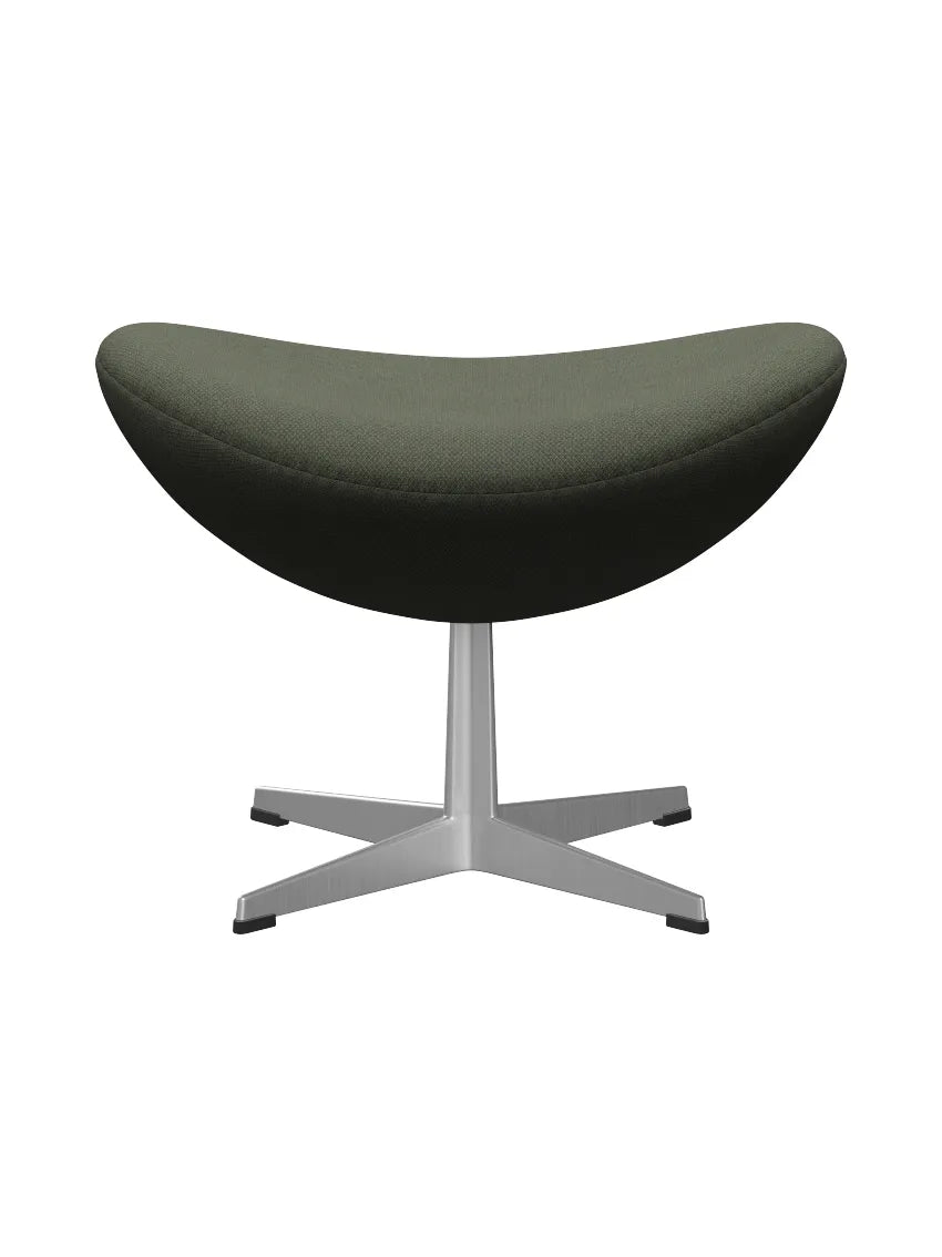 3127 Fodskammel til Ægget af Arne Jacobsen stofgr. 2 - Fiord / 961 Olive Green-Mid Green - Jacobsen Plus