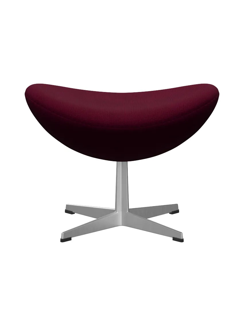 3127 Fodskammel til Ægget af Arne Jacobsen stofgr. 2 - Hallingdal / 563 Mørk rosa - Jacobsen Plus