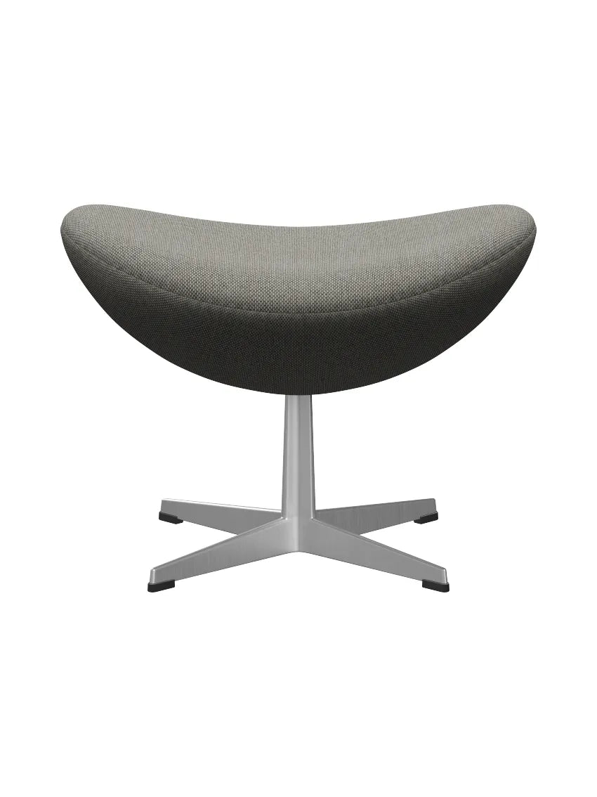 3127 Fodskammel til Ægget af Arne Jacobsen stofgr. 2 - Re-wool / 128 grey white-natural - Jacobsen Plus