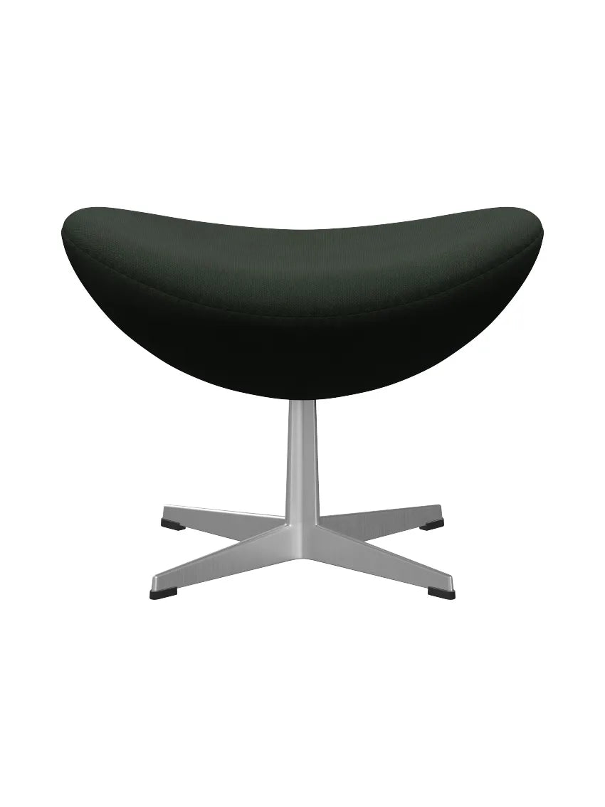 3127 Fodskammel til Ægget af Arne Jacobsen stofgr. 2 - Steelcut / 975 Dark army green - Jacobsen Plus