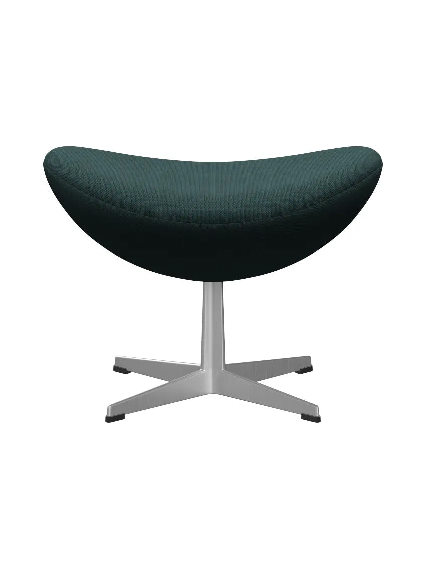 3127 Fodskammel til Ægget af Arne Jacobsen stofgr. 2 - Steelcut Trio / 996 Bottle Green - Jacobsen Plus