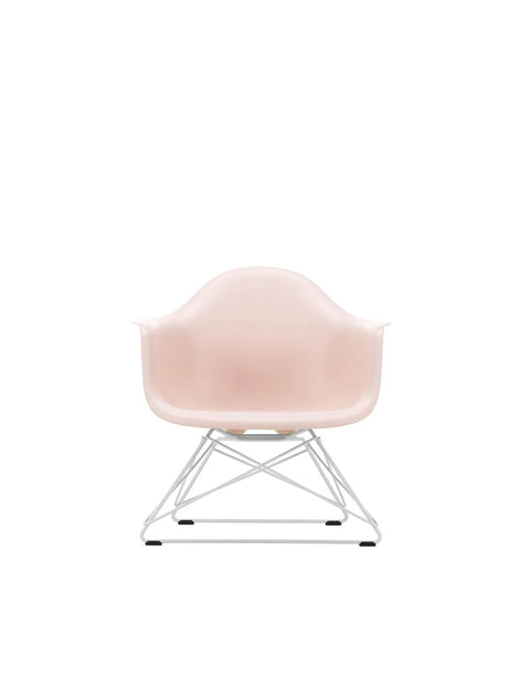 Eames Plastic Armchair LAR, hvidlakeret fra Vitra - Pale Rose - Jacobsen Plus
