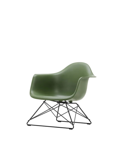 Eames Plastic Armchair LAR, sortlakeret fra Vitra - Forest - Jacobsen Plus