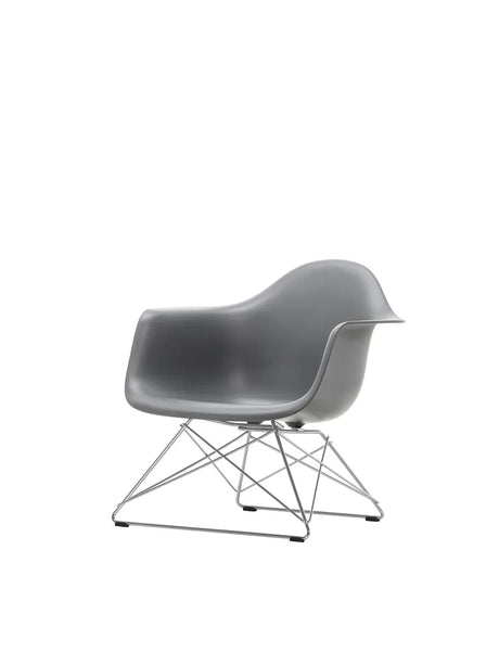 Eames Plastic Armchair LAR, forkromet fra Vitra - Granite grey - Jacobsen Plus