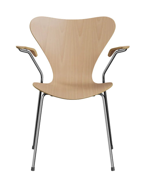 3207 Serie 7 Armstol af Arne Jacobsen - Uden polstring / Bøg / Ingen farve - Jacobsen Plus