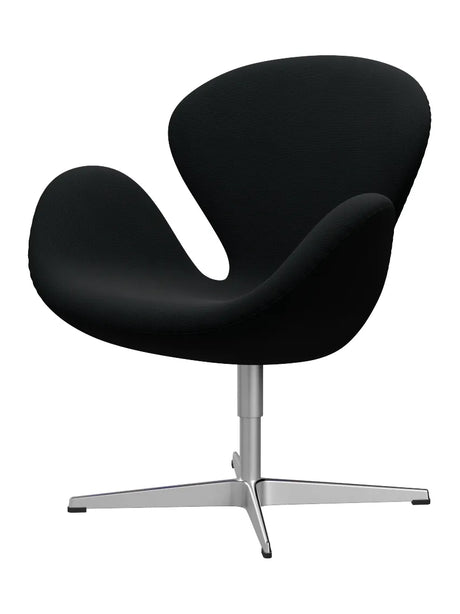 3320 Svanen i stof (prisgruppe 1) af Arne Jacobsen - Diablo / 100 Sort - Jacobsen Plus