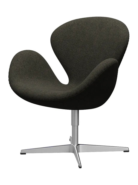 3320 Svanen i stof (prisgruppe 2) af Arne Jacobsen - Divina Melange / 277 Gråbrun - Jacobsen Plus