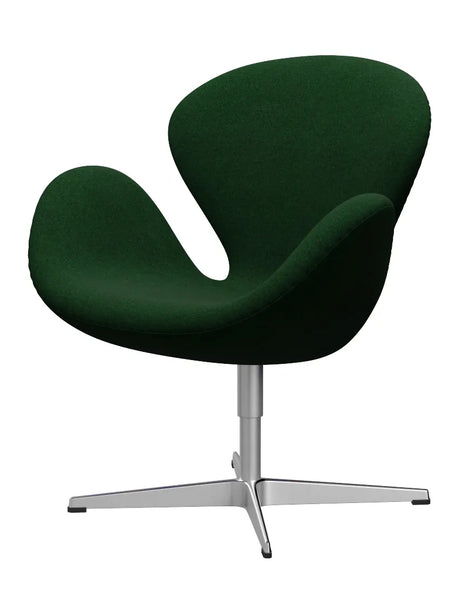 3320 Svanen i stof (prisgruppe 2) af Arne Jacobsen - Divina Melange / 977 Forrest Green - Jacobsen Plus