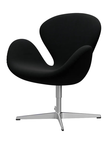 3320 Svanen i stof (prisgruppe 1) af Arne Jacobsen - Fame / 60999 Sort - Jacobsen Plus
