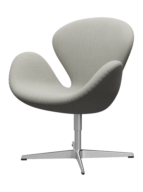 3320 Svanen i stof (prisgruppe 2) af Arne Jacobsen - Fiord / 201 Beige/Sten - Jacobsen Plus