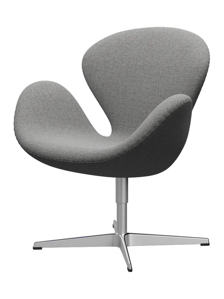 3320 Svanen i stof (prisgruppe 2) af Arne Jacobsen - Re-wool / 108 off white/natural - Jacobsen Plus