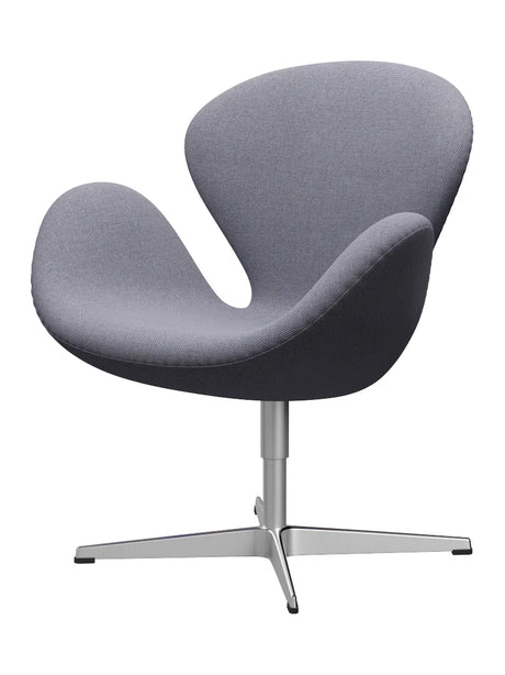 3320 Svanen i stof (prisgruppe 2) af Arne Jacobsen - Re-wool / 658 lavender/natural - Jacobsen Plus
