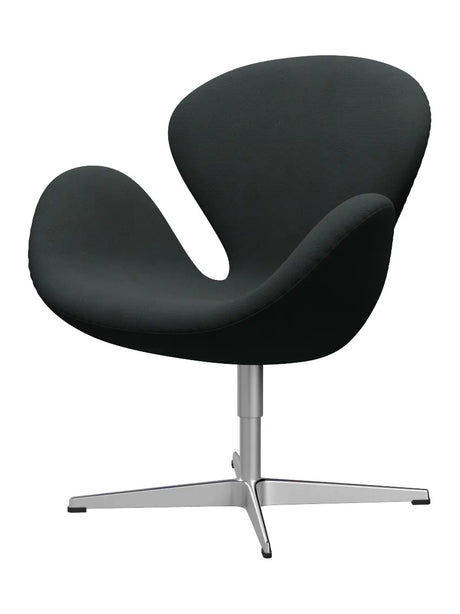 3320 Svanen i stof (prisgruppe 2) af Arne Jacobsen - Steelcut / 180 Charcoal - Jacobsen Plus