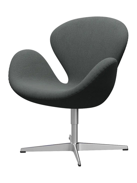 3320 Svanen i stof (prisgruppe 2) af Arne Jacobsen - Steelcut Trio / 153 Charcoal - Jacobsen Plus