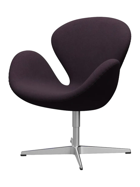 3320 Svanen i stof (prisgruppe 1) af Arne Jacobsen - Tonus / 684 Aubergine - Jacobsen Plus