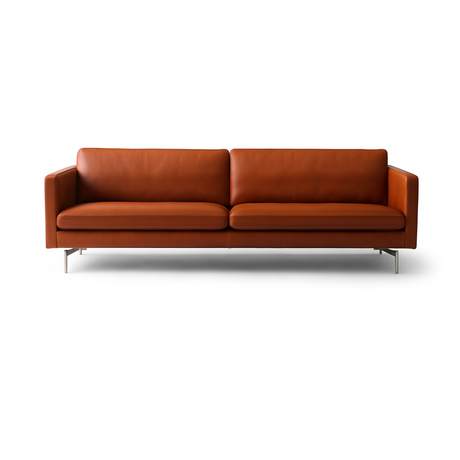 MH276 4 pers. sofa i Baltique anilinlæder fra Mogens Hansen - Baltique 33280 (Cognac) - Jacobsen Plus