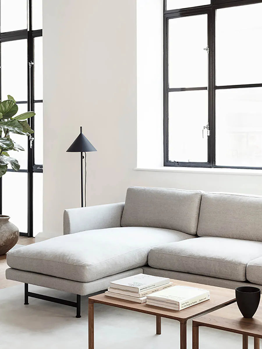 Calmo 3-personers Sofa m. chaiselong, sunniva 717 fra Fredericia Furniture - 2 - Jacobsen Plus