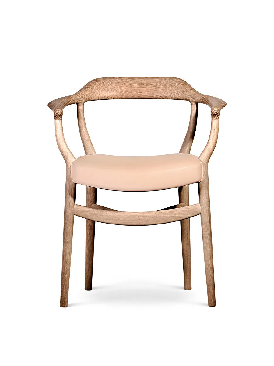 44 Stol, eg sæbe/vegetal læder af Finn Juhl - 1 - Jacobsen Plus