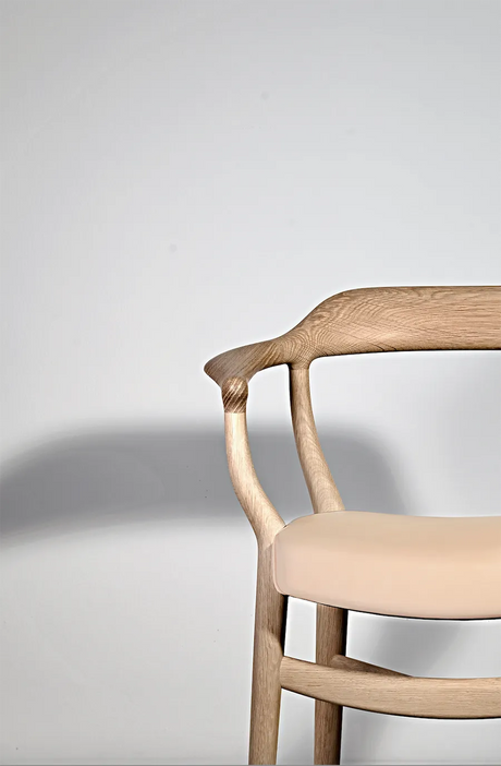 FJ 44 stol, eg olie/vegetal læder af Finn Juhl - 2 - Jacobsen Plus