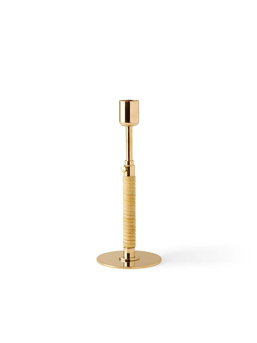 Duca Candle Holder fra Audo Copenhagen - Polished Brass - Jacobsen Plus