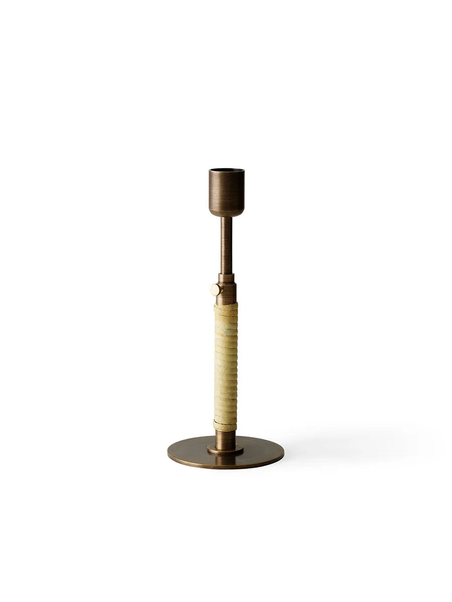 Duca Candle Holder fra Audo Copenhagen - Bronzed Brass - Jacobsen Plus