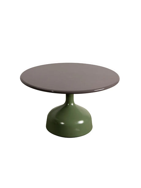 Glaze Sofabord, stor fra Cane-line - Taupe / Green aluminium - Jacobsen Plus