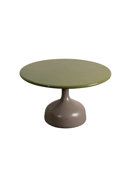 Glaze Sofabord, stor fra Cane-line - Green / Taupe aluminium - Jacobsen Plus