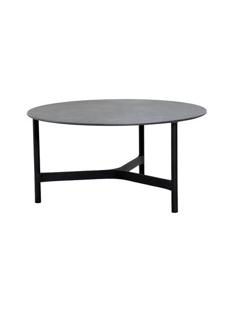 Twist Sofabord, large fra Cane-line - Lava grey / Black (keramik) - Jacobsen Plus