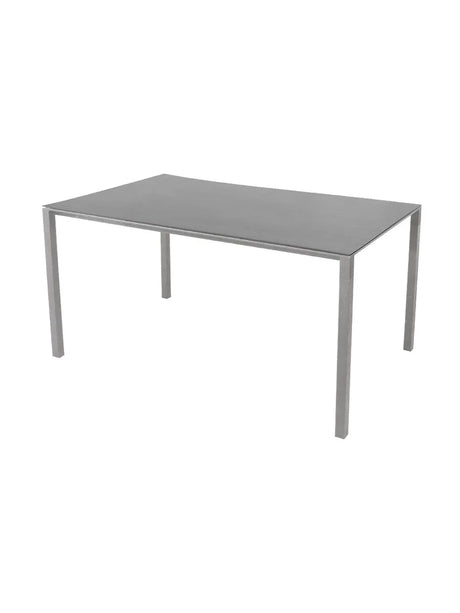 Pure Bord, 150x90 cm fra Cane-line - Basalt grey / Light grey - Jacobsen Plus