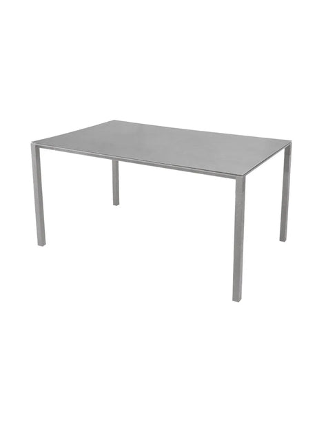 Pure Bord, 150x90 cm fra Cane-line - Concrete grey / Light grey - Jacobsen Plus
