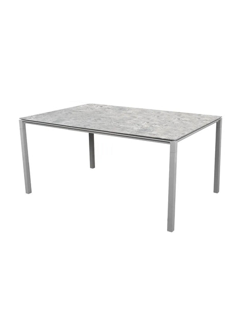 Pure Bord, 150x90 cm fra Cane-line - Multi Colour / Light grey - Jacobsen Plus