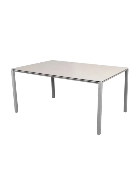 Pure Bord, 150x90 cm fra Cane-line - Toscana Sand / Light grey - Jacobsen Plus