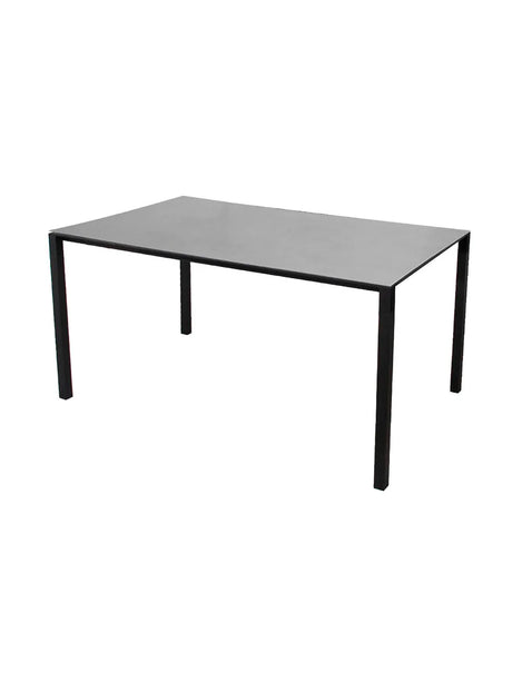 Pure Bord, 150x90 cm fra Cane-line - Concrete grey / Lava grey - Jacobsen Plus