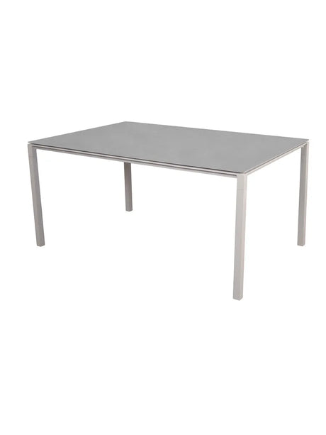 Pure Bord, 150x90 cm fra Cane-line - Concrete grey / Sand - Jacobsen Plus