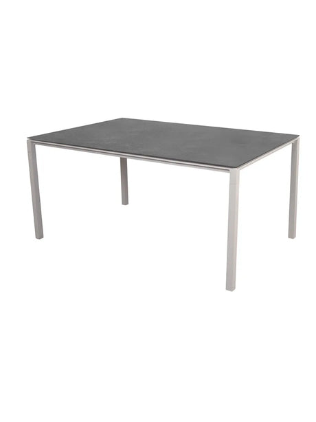 Pure Bord, 150x90 cm fra Cane-line - Fossil Black / Sand - Jacobsen Plus