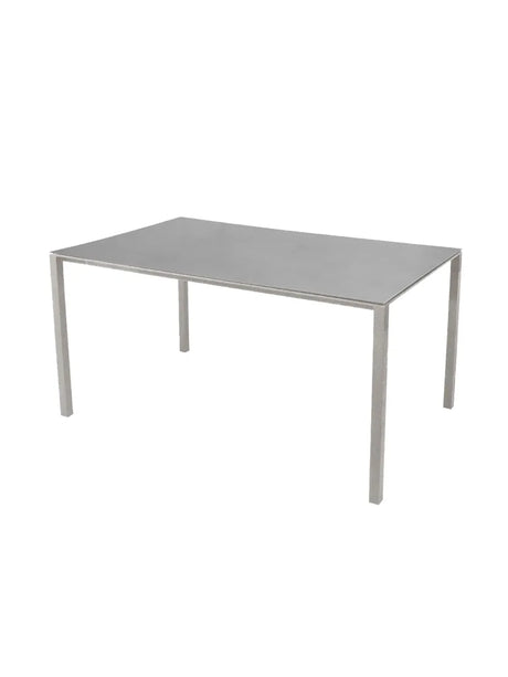Pure Bord, 150x90 cm fra Cane-line - Concrete grey / Taupe - Jacobsen Plus