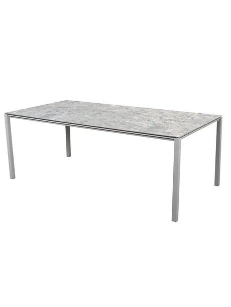 Pure Bord, 200x100 cm fra Cane-line - Light grey / Multi Colour - Jacobsen Plus