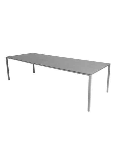 Pure Bord, 280x100 cm fra Cane-line - Light grey / Basalt grey - Jacobsen Plus