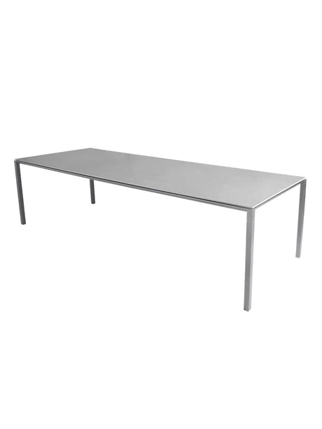 Pure Bord, 280x100 cm fra Cane-line - Light grey / Concrete grey - Jacobsen Plus