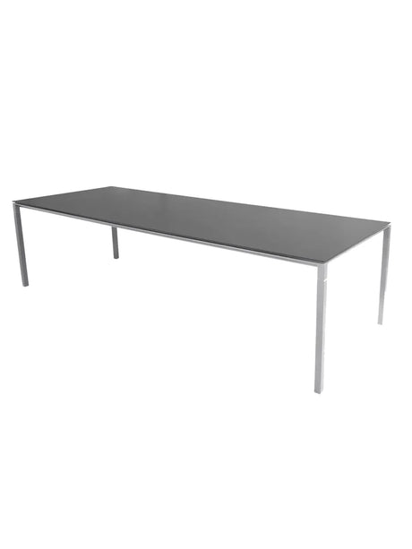 Pure Bord, 280x100 cm fra Cane-line - Light grey / Nero Black - Jacobsen Plus