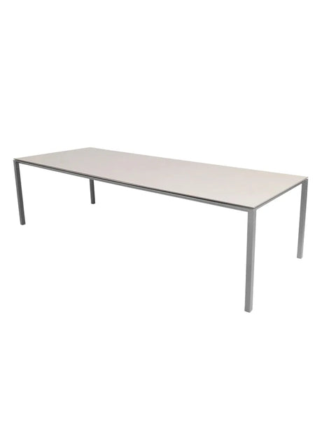 Pure Bord, 280x100 cm fra Cane-line - Light grey / Toscana Sand - Jacobsen Plus