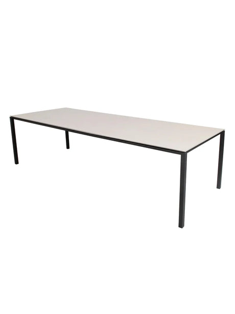 Pure Bord, 280x100 cm fra Cane-line - Lava grey / Toscana Sand - Jacobsen Plus