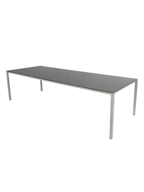 Pure Bord, 280x100 cm fra Cane-line - Sand / Nero Black - Jacobsen Plus